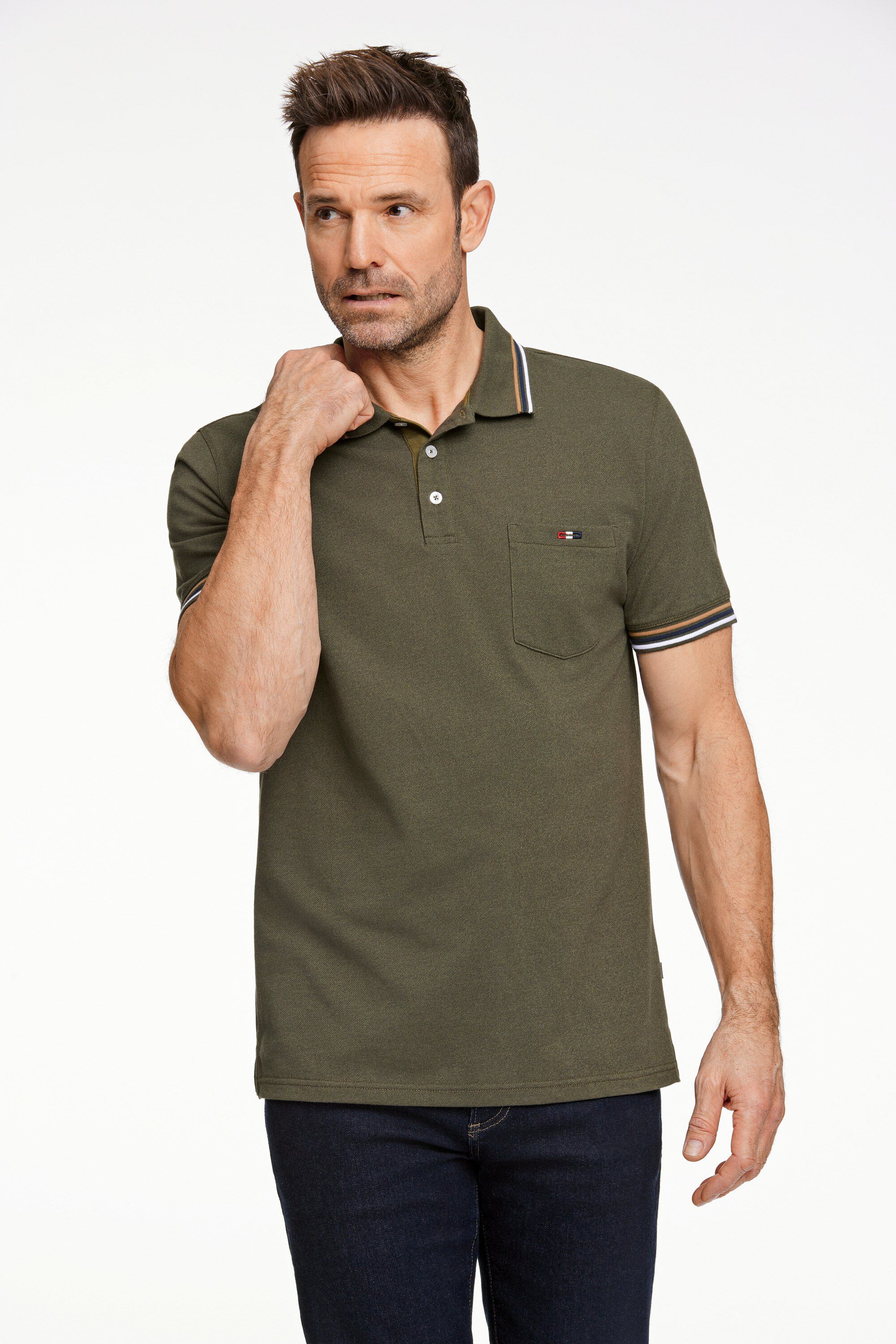 Signature polo piqu&eacute; S/S