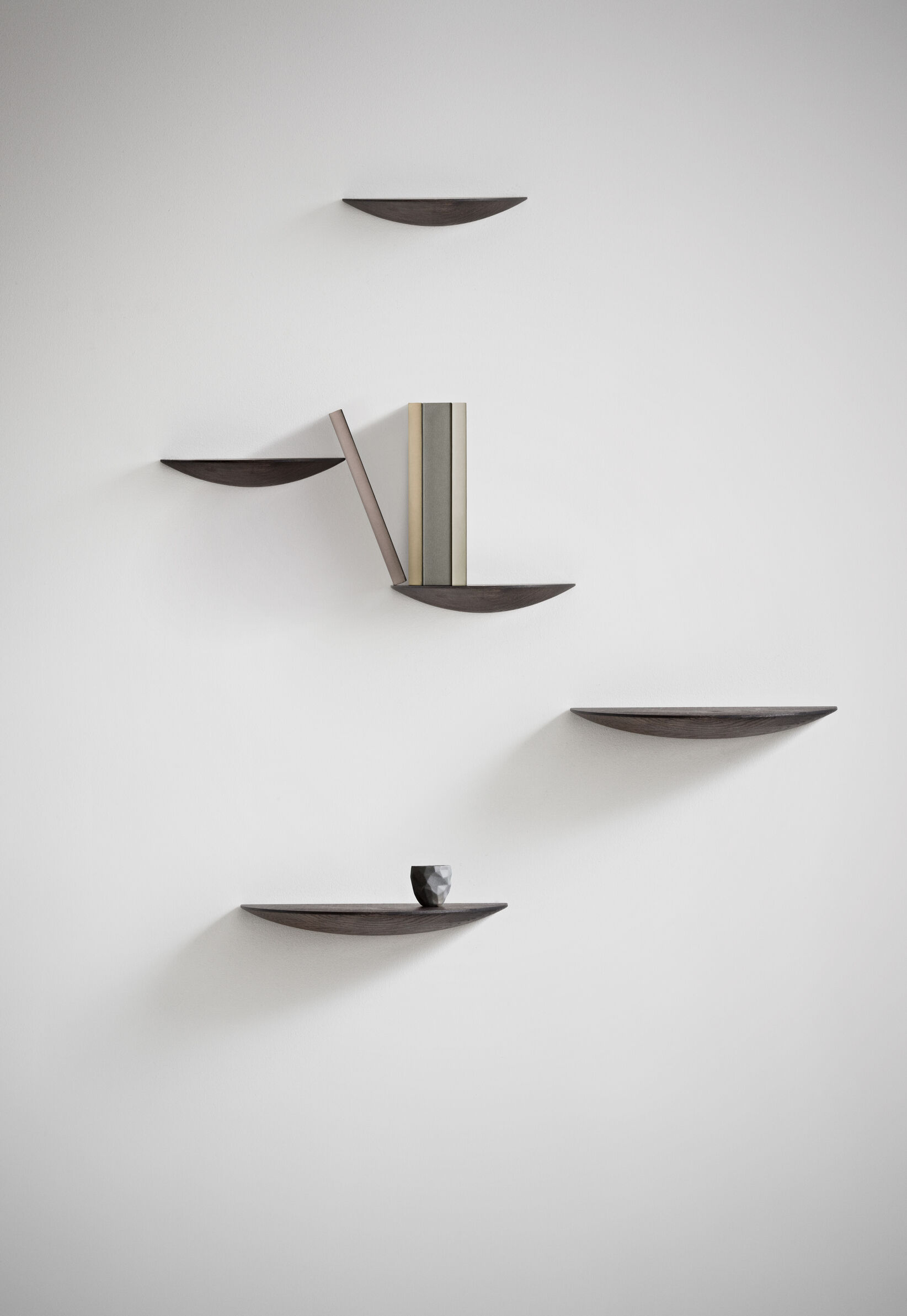 Gridy Fungi Shelf, Small, Natural Oak