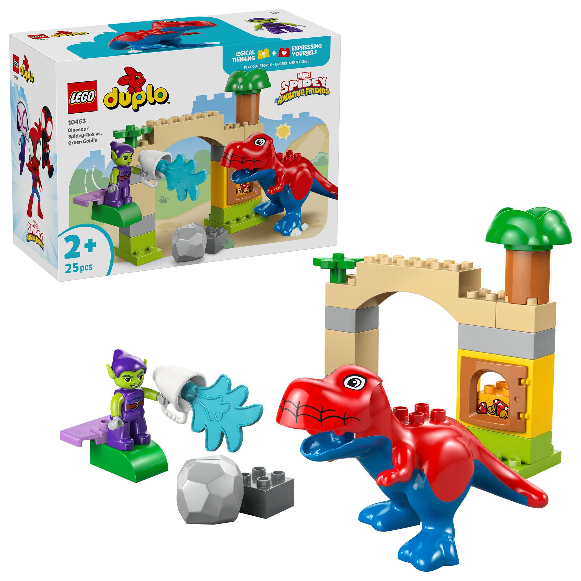 Spidey-Rex-dinosaur mod Green Goblin 10463