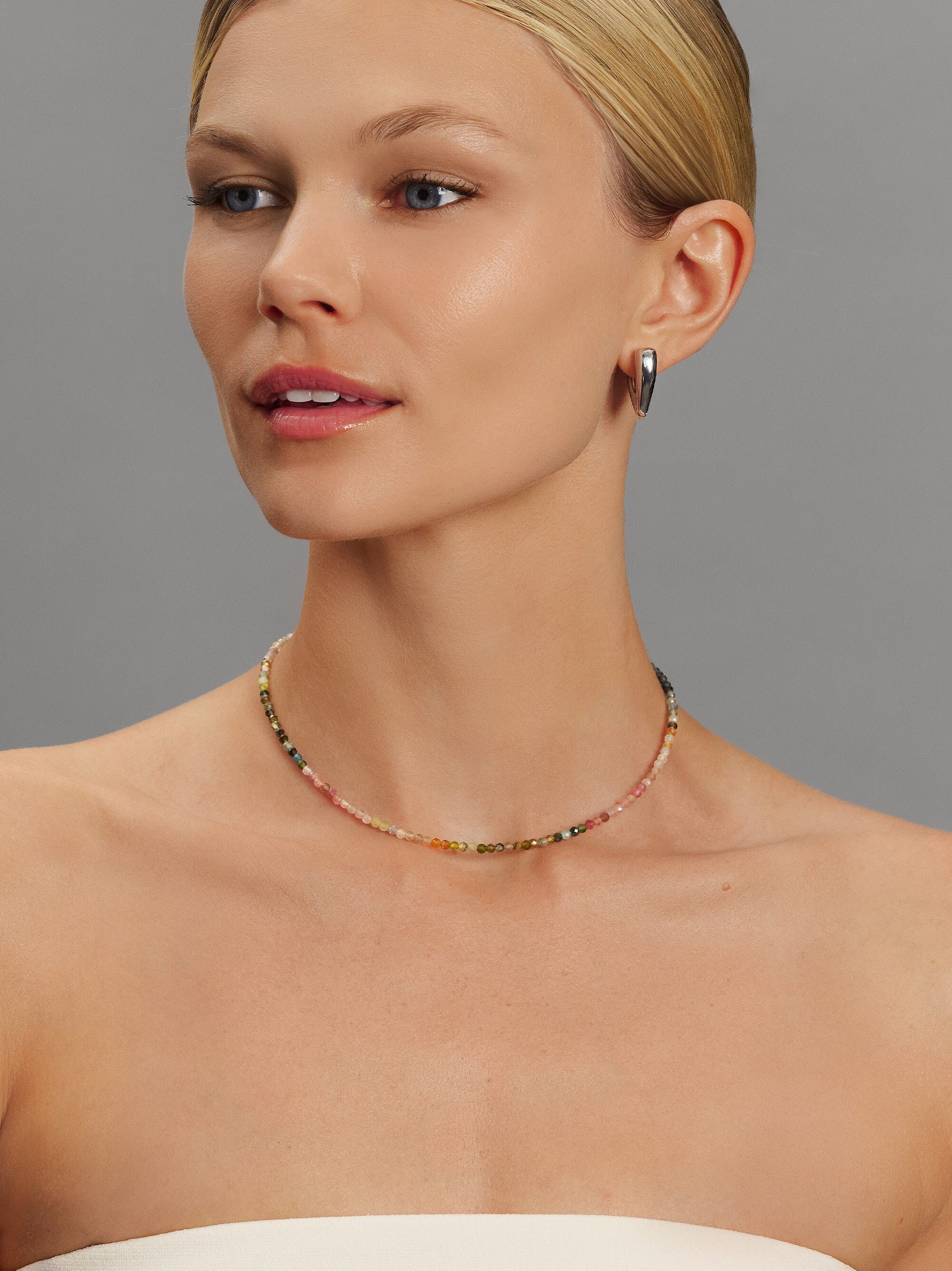Women's Faceted Tourmaline Choker