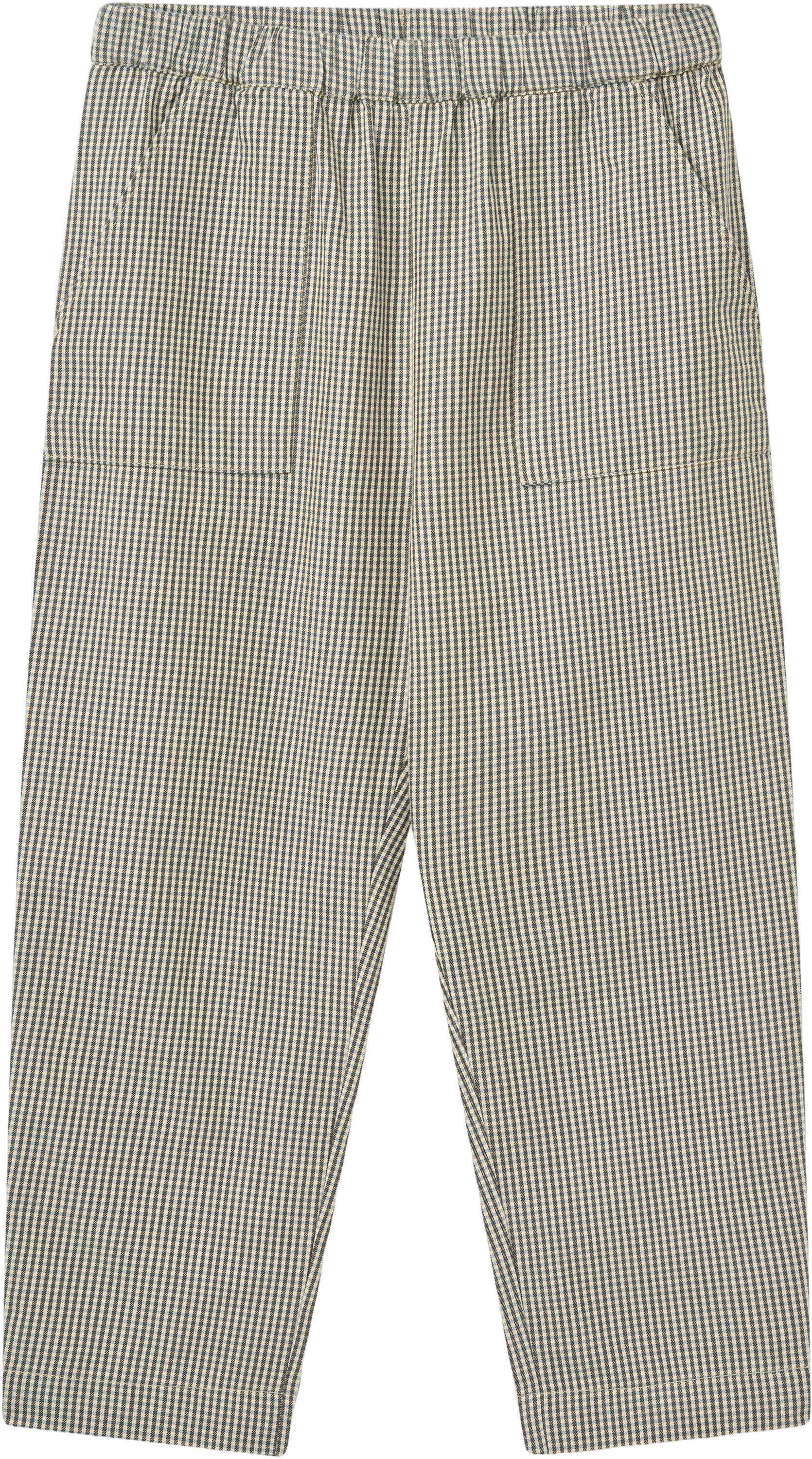 Checkered Pant W. Adjustable Waist