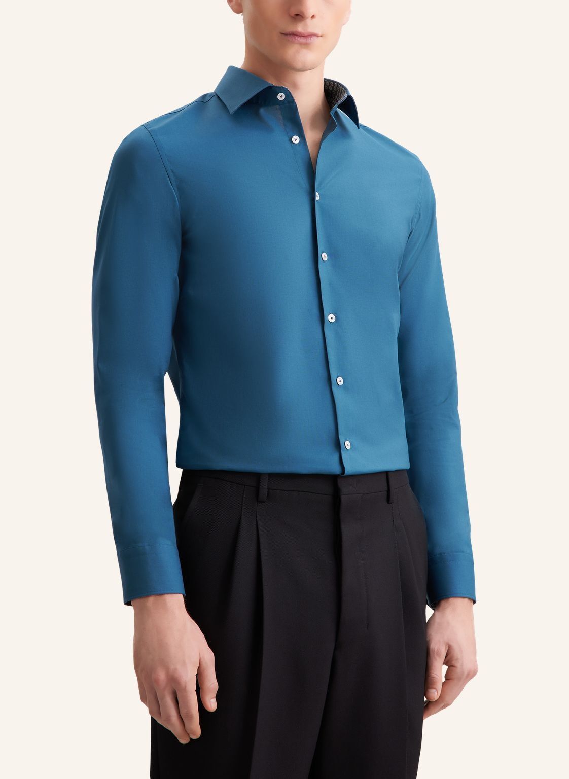 Business shirt Slim 1/1 Kent-Collar Uni