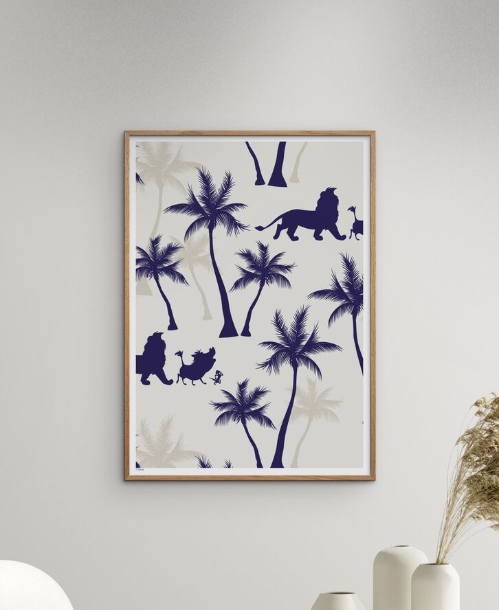 Disney Ð The Lion King Blue Palms