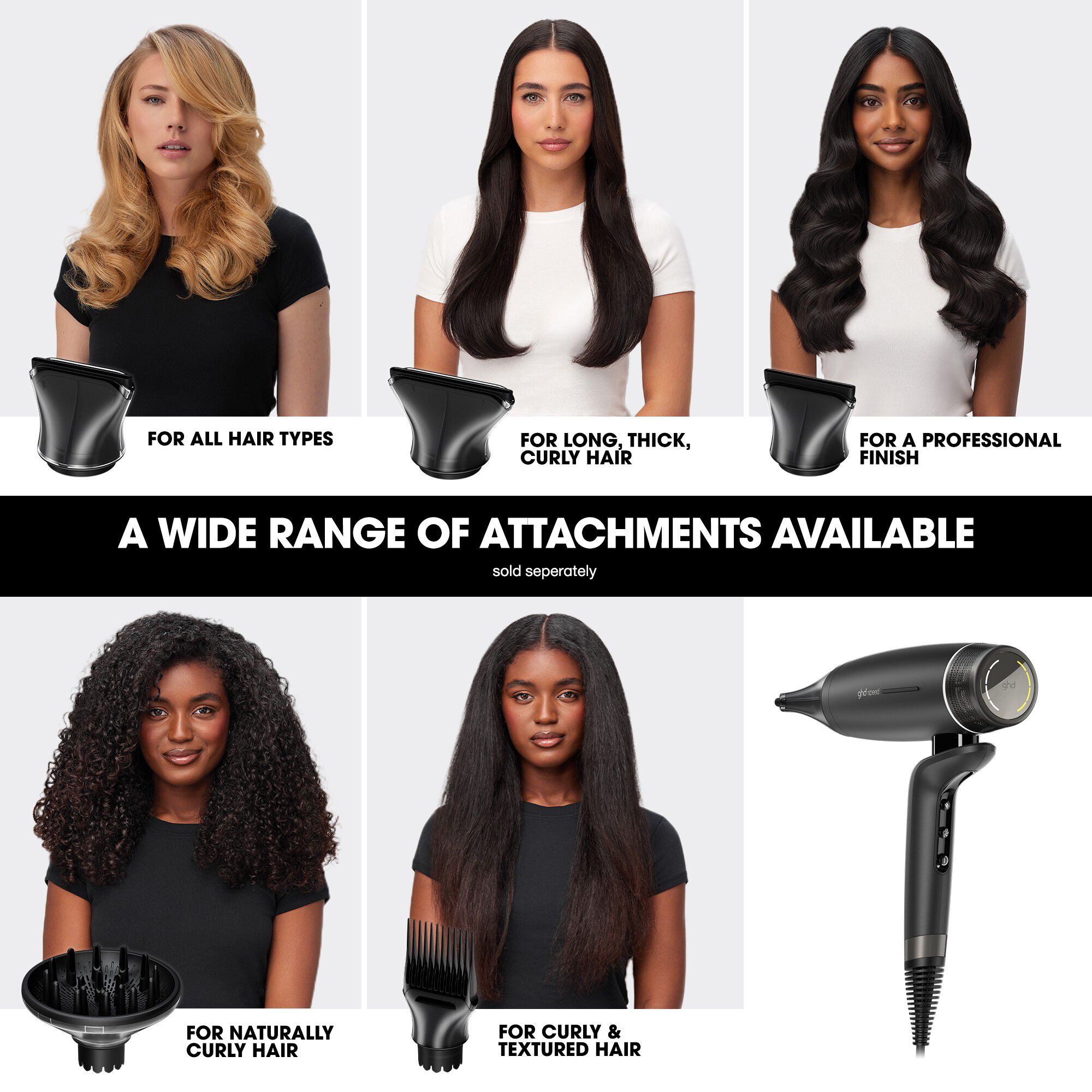 ghd Speed - Hair Dryer Black