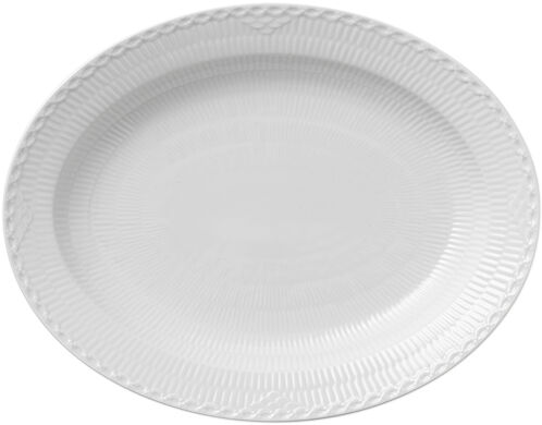 White Fluted Half Lace