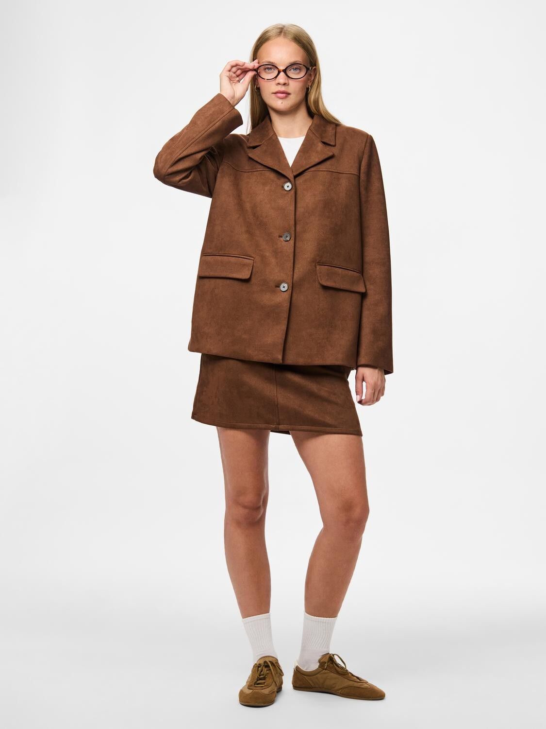 PCRAKEL BRUSHED OUTERWEAR BLAZER