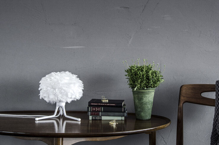 Tripod Base matt white H 18,6 cm