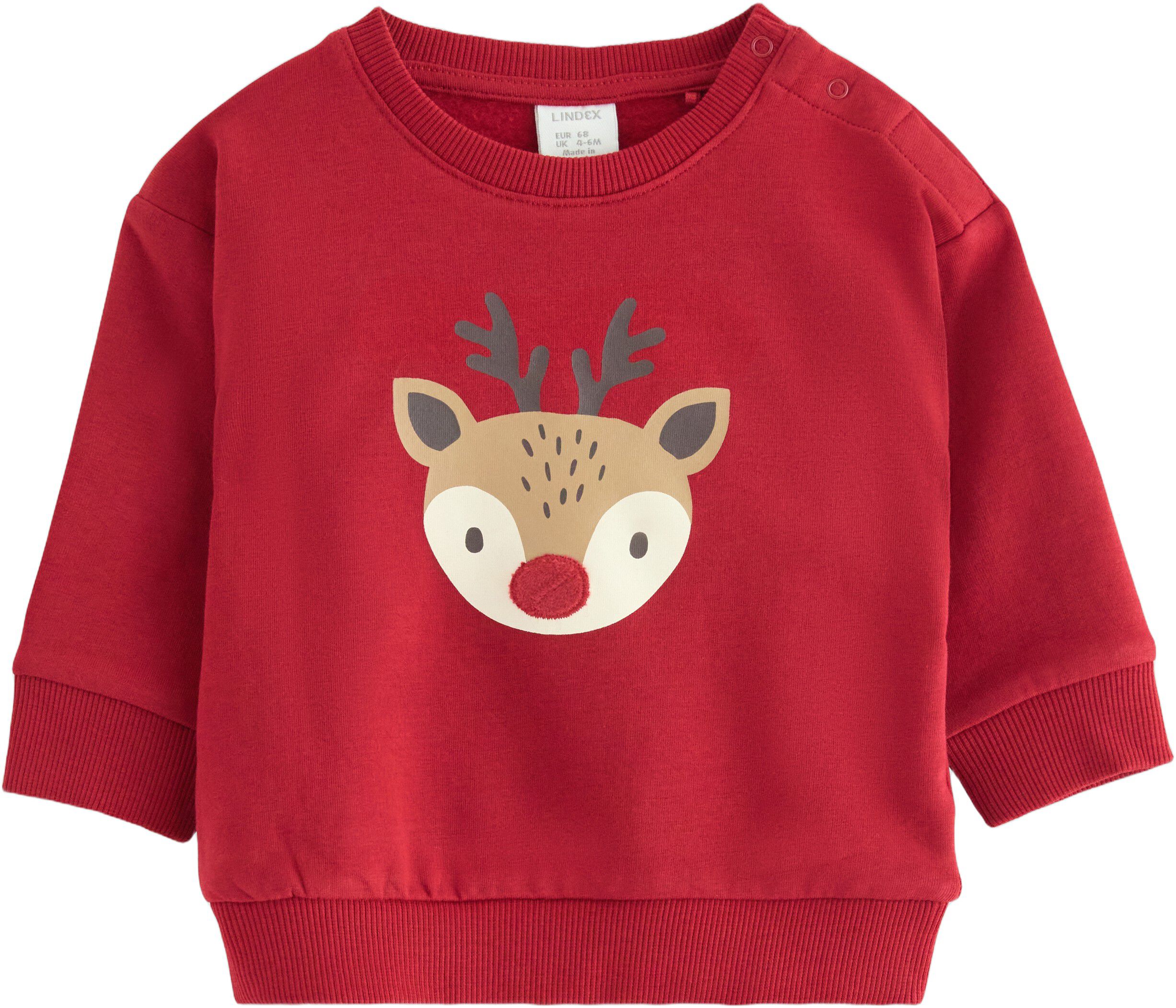 Behagelig sweatshirt i bomuldsjerse