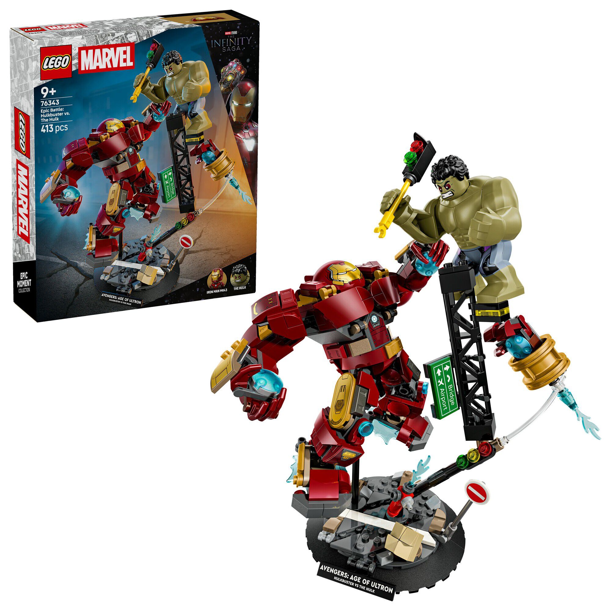 Episk kamp - Hulkbuster mod Hulk 76343