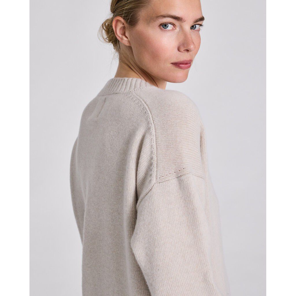 Elvira Lambswool V-neck Knit