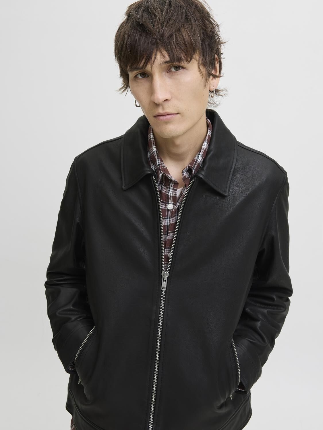 Jjecasablanca Leather Jacket Ln