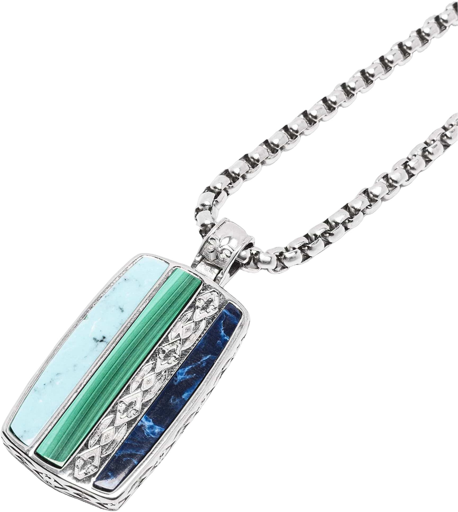 Trinity Pendant Necklace in Silver