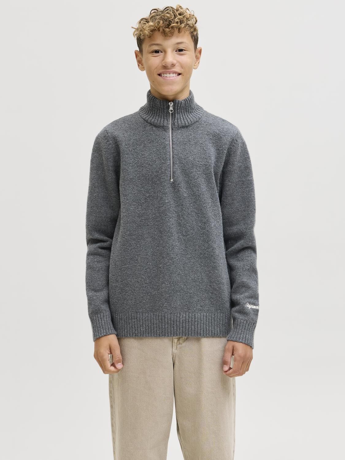 JORNORREBRO KNIT HALF ZIP JNR