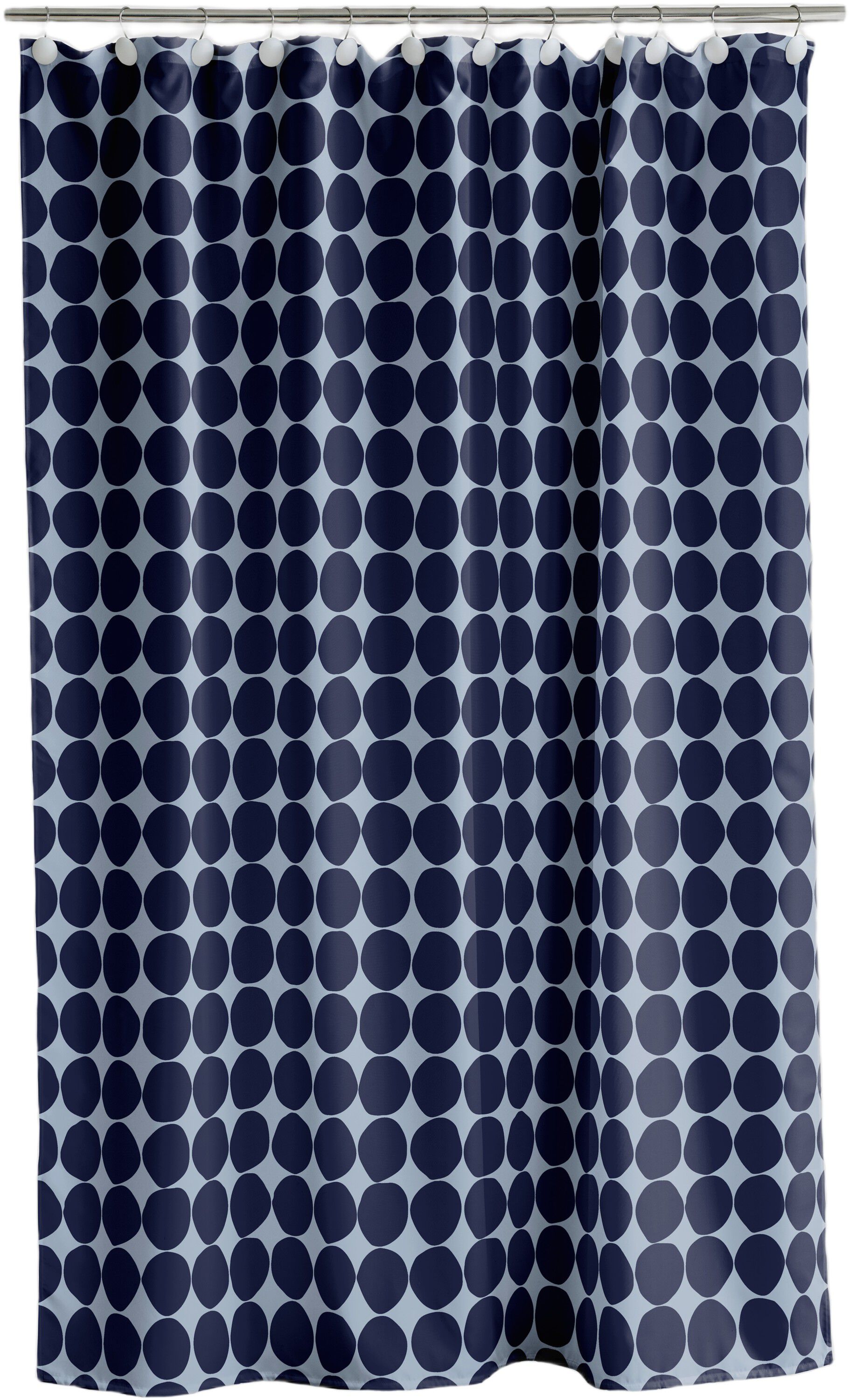 Dusjforheng 180x220 Bubbles Linen blue