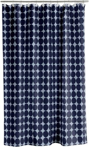 Dusjforheng 180x220 Bubbles Linen blue