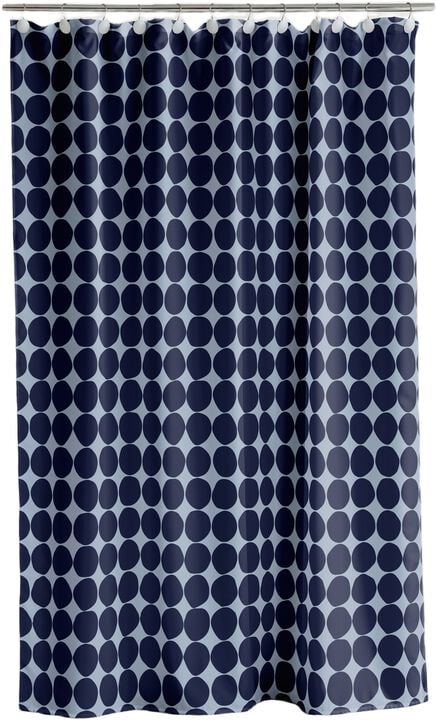 Dusjforheng 180x220 Bubbles Linen blue