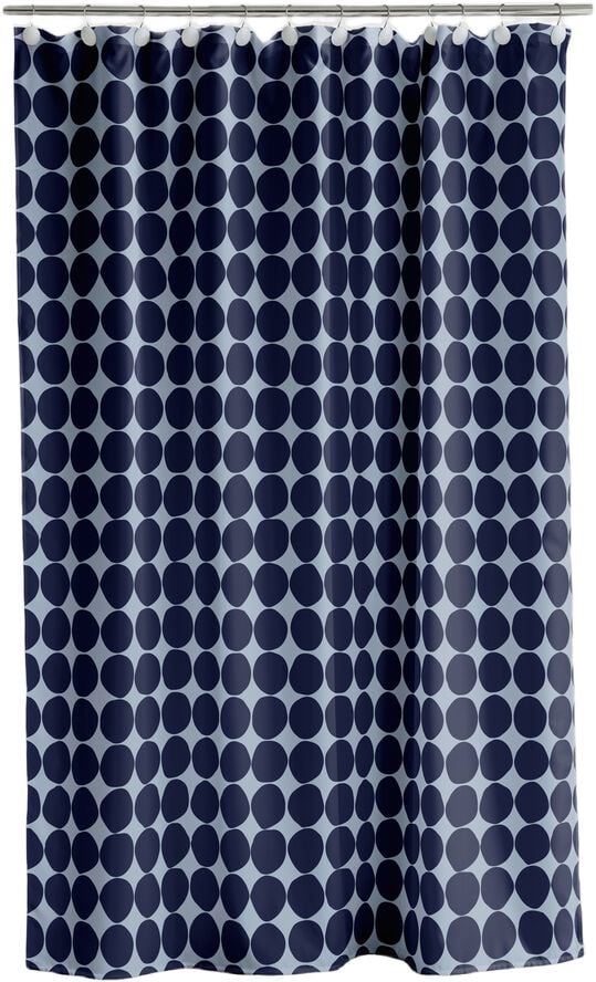 Dusjforheng 180x220 Bubbles Linen blue