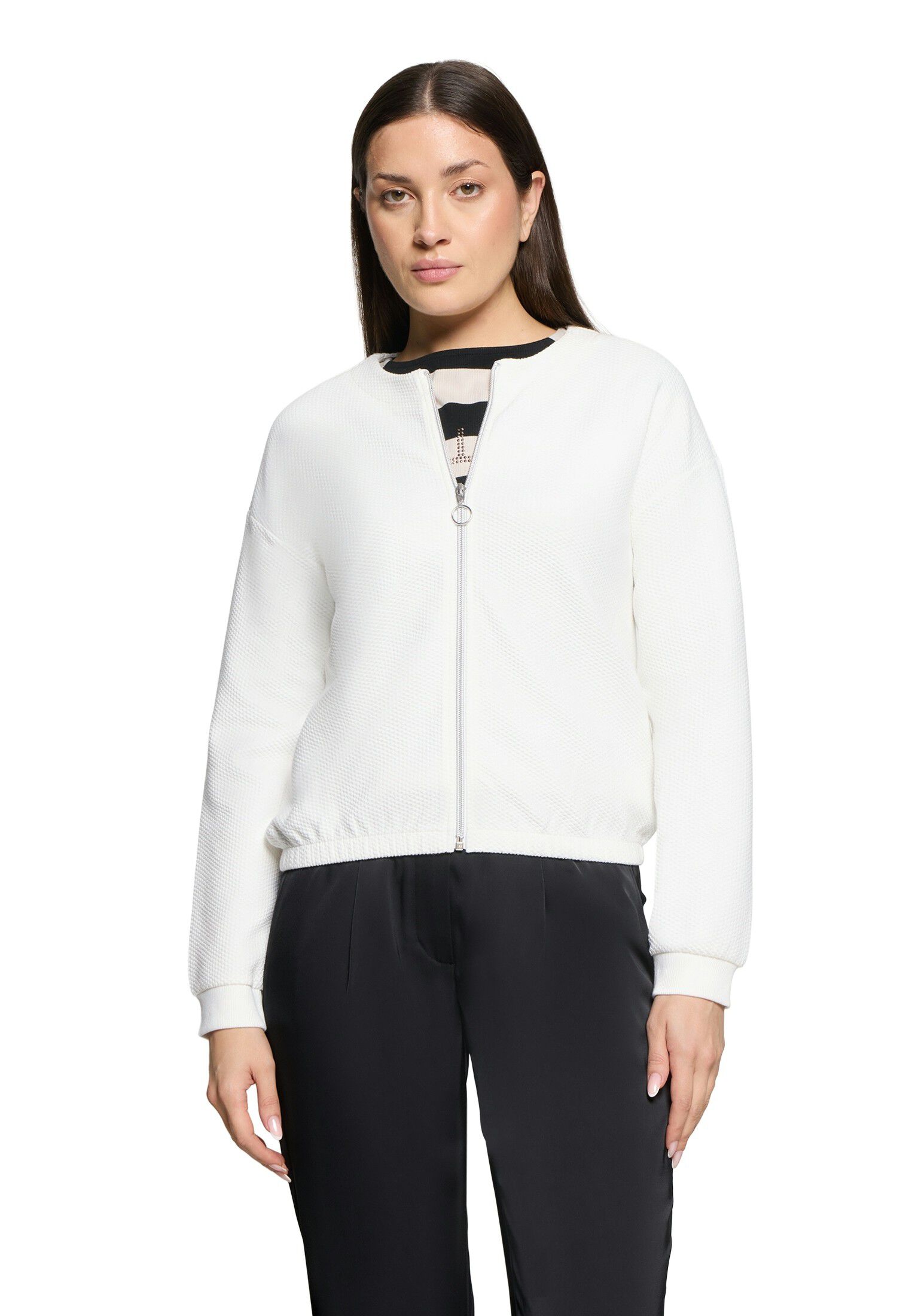 Sweat Jacke Kurz