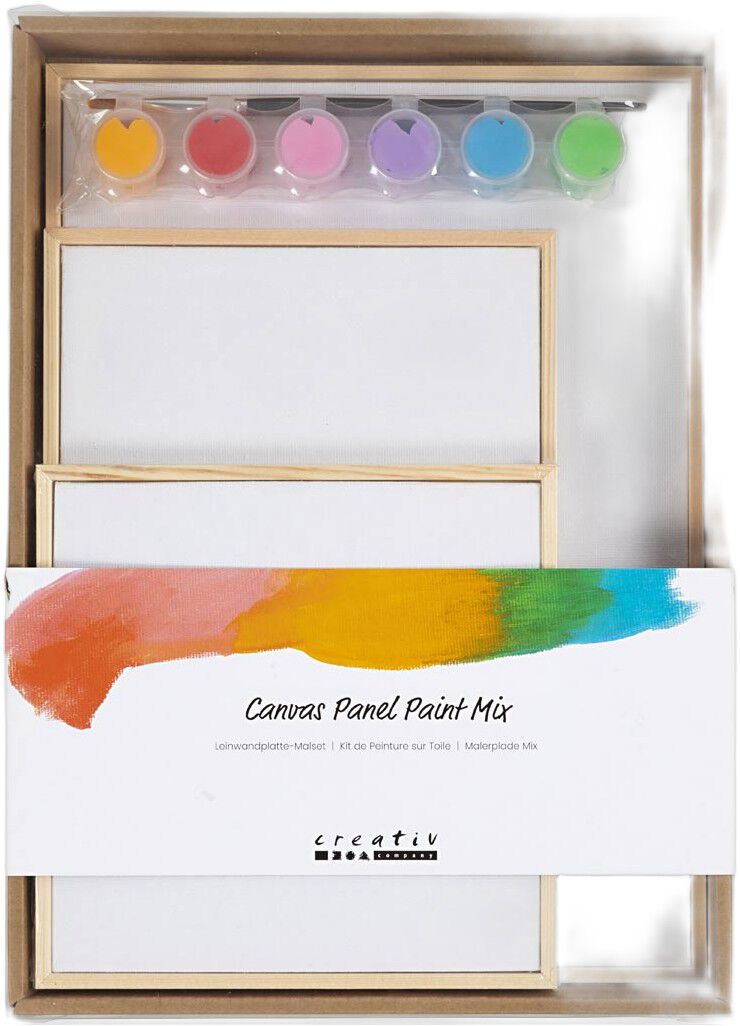 Malerplade Mix, colorful