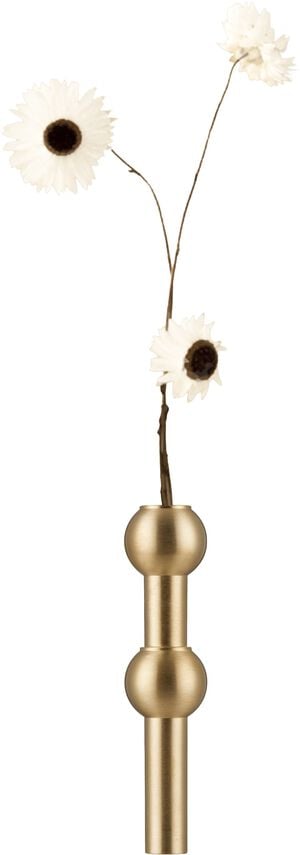 STOFF Nagel vase - brushed brass
