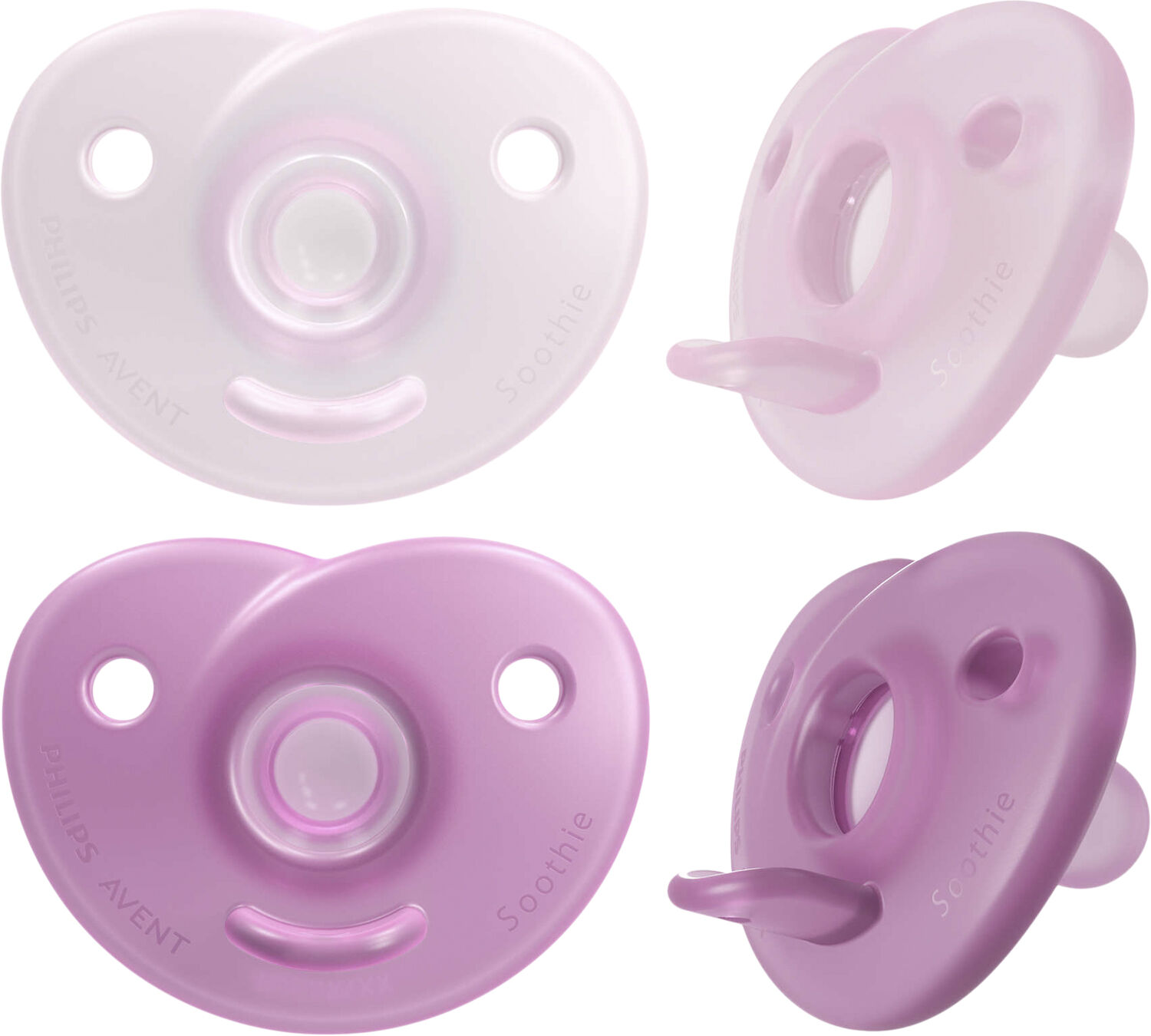 Philips Avent Soothie Soothie - Pakke med 2 - 0-6m girl
