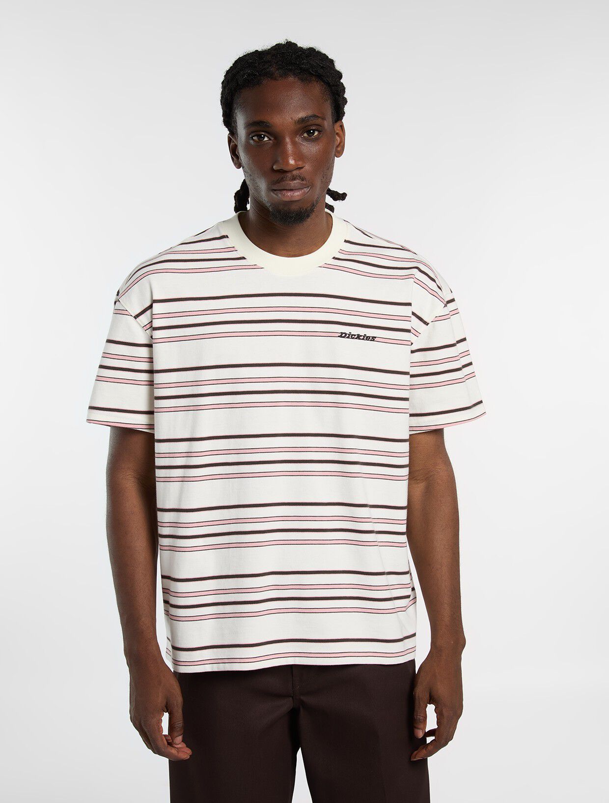 EAST LIBERTY STRIPE SS TEE EGRET