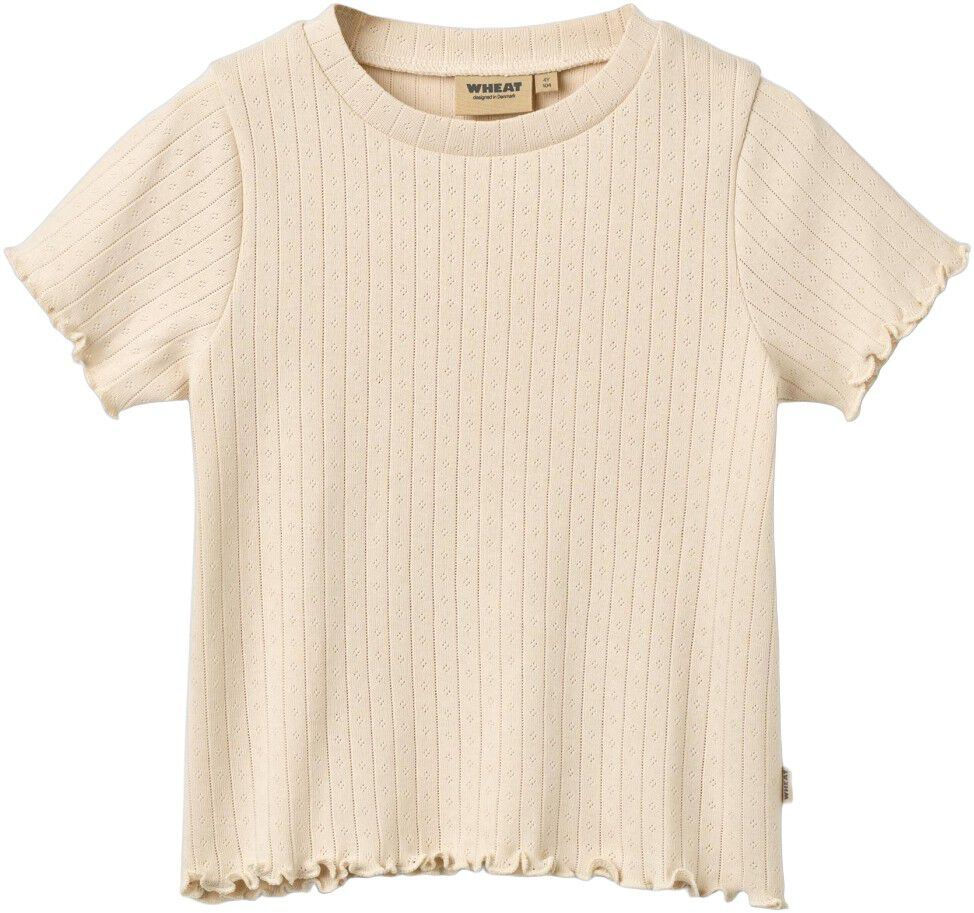 Kort&aelig;rmet Rib T-shirt Irene