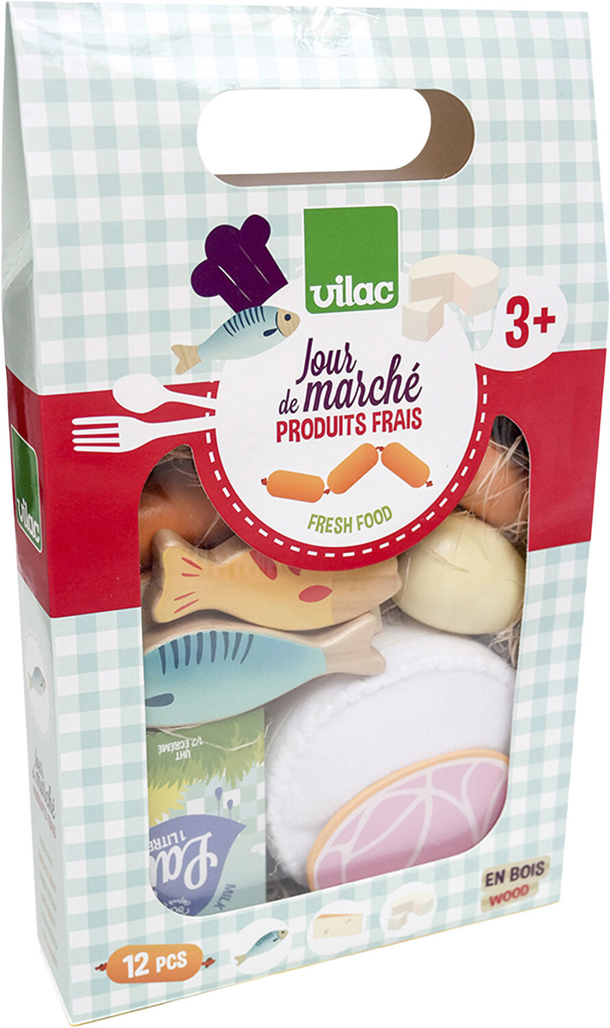 Vilac - Mads&aelig;t - Fisk, skinke og ost