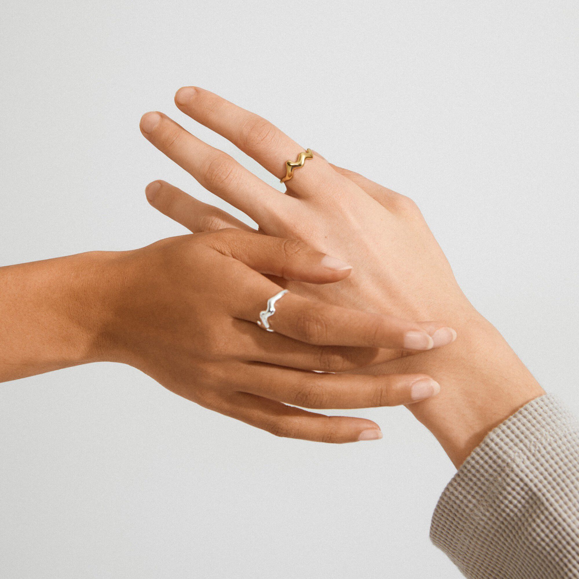 LARKIN ring s&oslash;lvbelagt