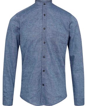 Linen/cotton shirt L/S