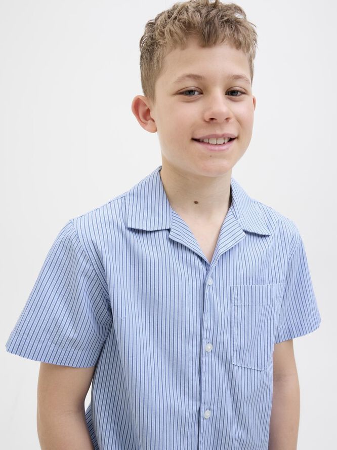 JJCODY POPLIN RESORT SHIRT SS JNR