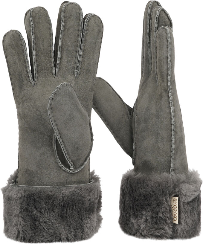 KELLY LONG - GLOWES - SHEEP SKIN W/ SHEARLING CUFF