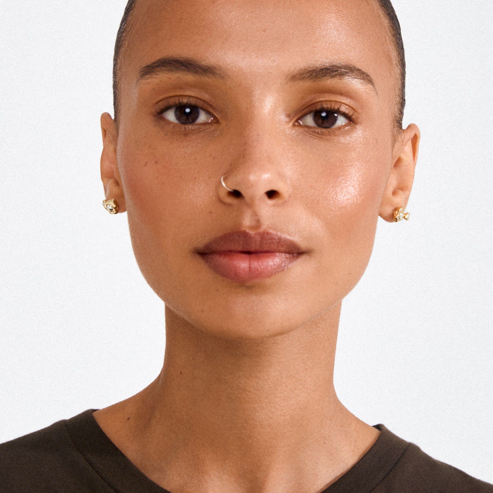 NOVA earrings 2-in-1 set, gold-plated