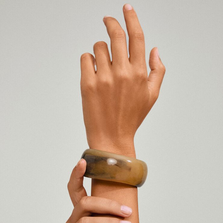 AASE maxi bangle green