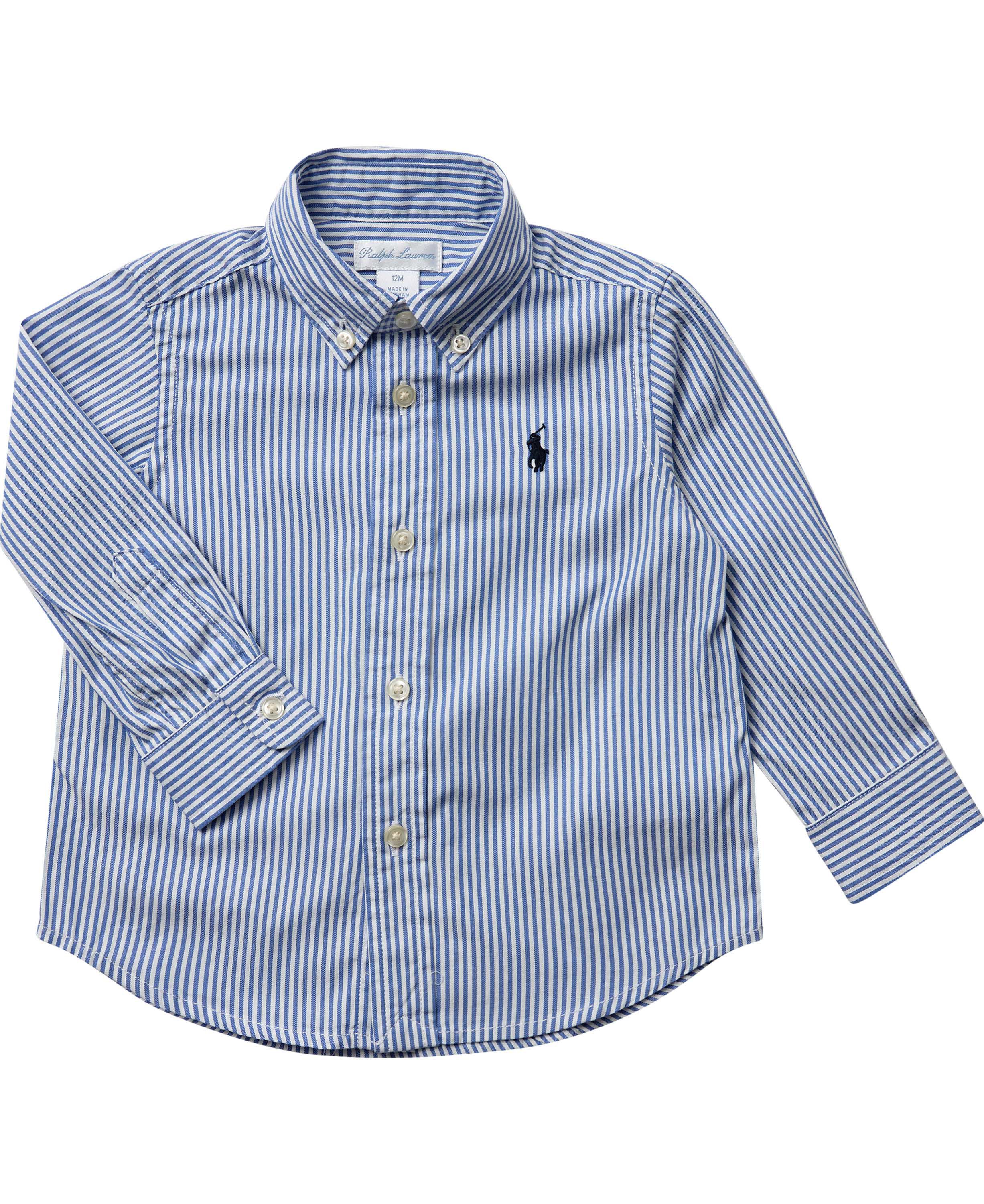 Striped Cotton Oxford Shirt