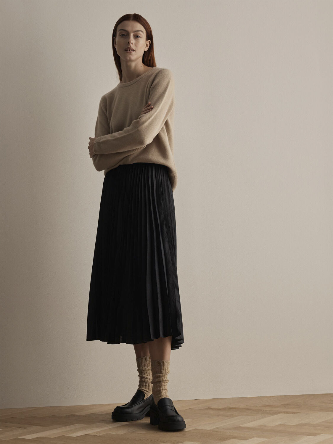 SLFMANILA LS KNIT 100% CASHMERE O-NECK N