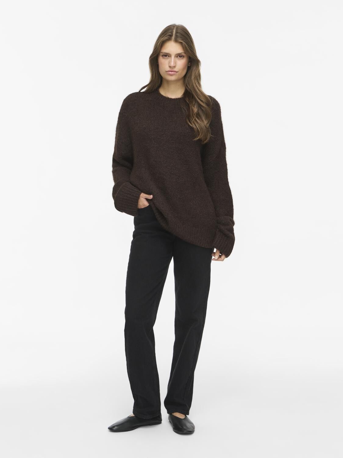 Vibows L/S O-Neck Knit- Noos