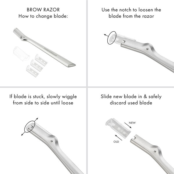 Brow Razor Replacement Blades