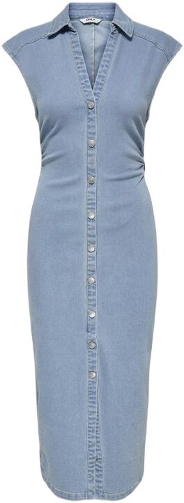 ONLBABE CAPSLEEVE MIDI DRESS DNM