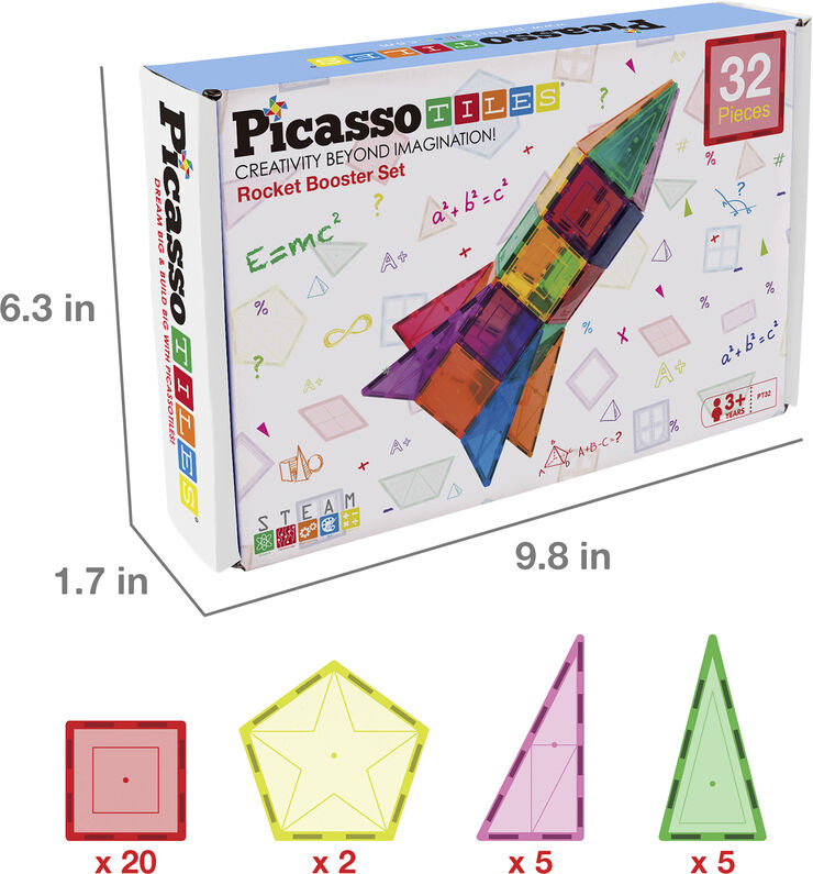 Picasso Tiles Rocket Boos
