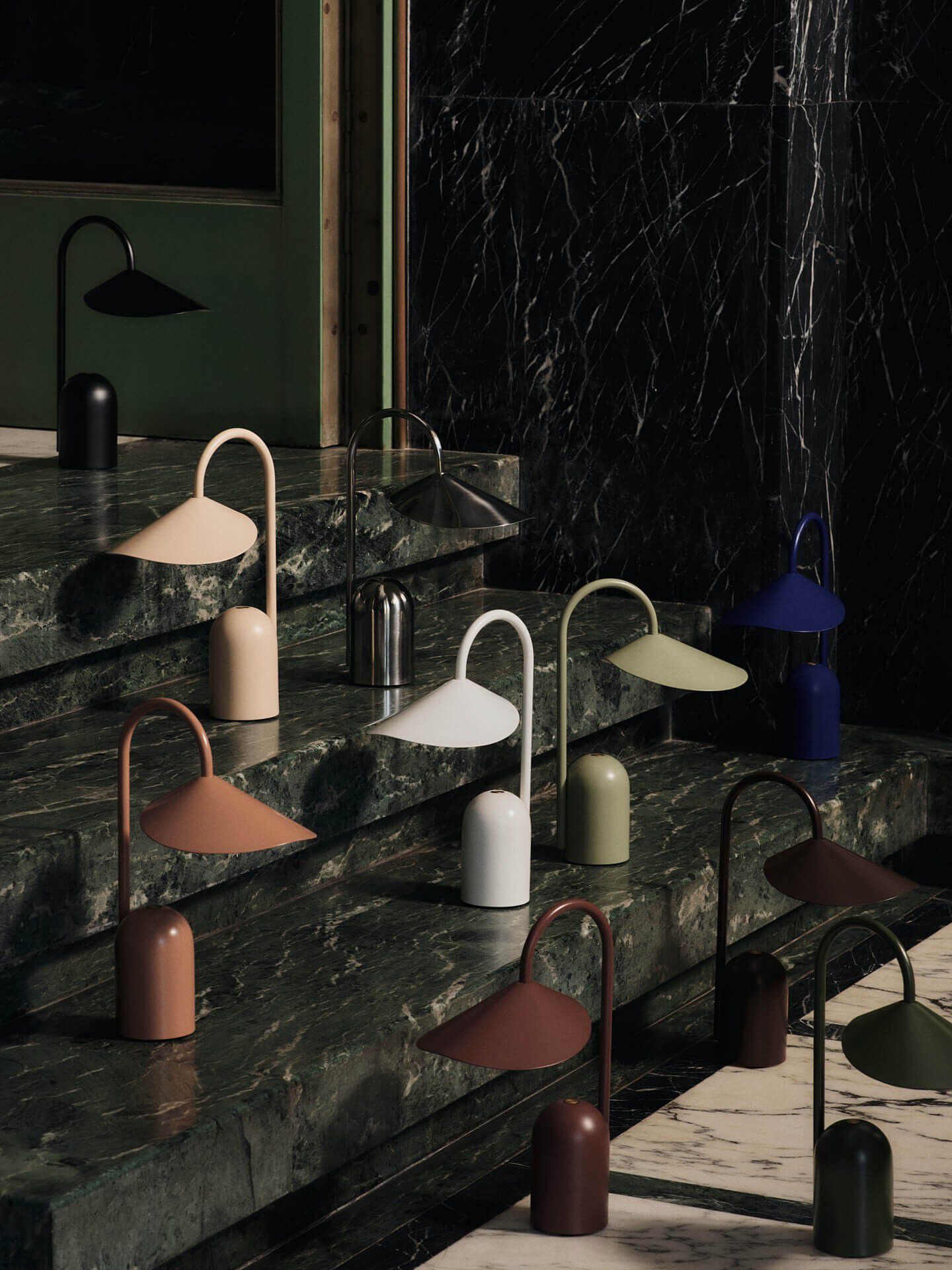 Arum Portable Lamp - Stainless Steel