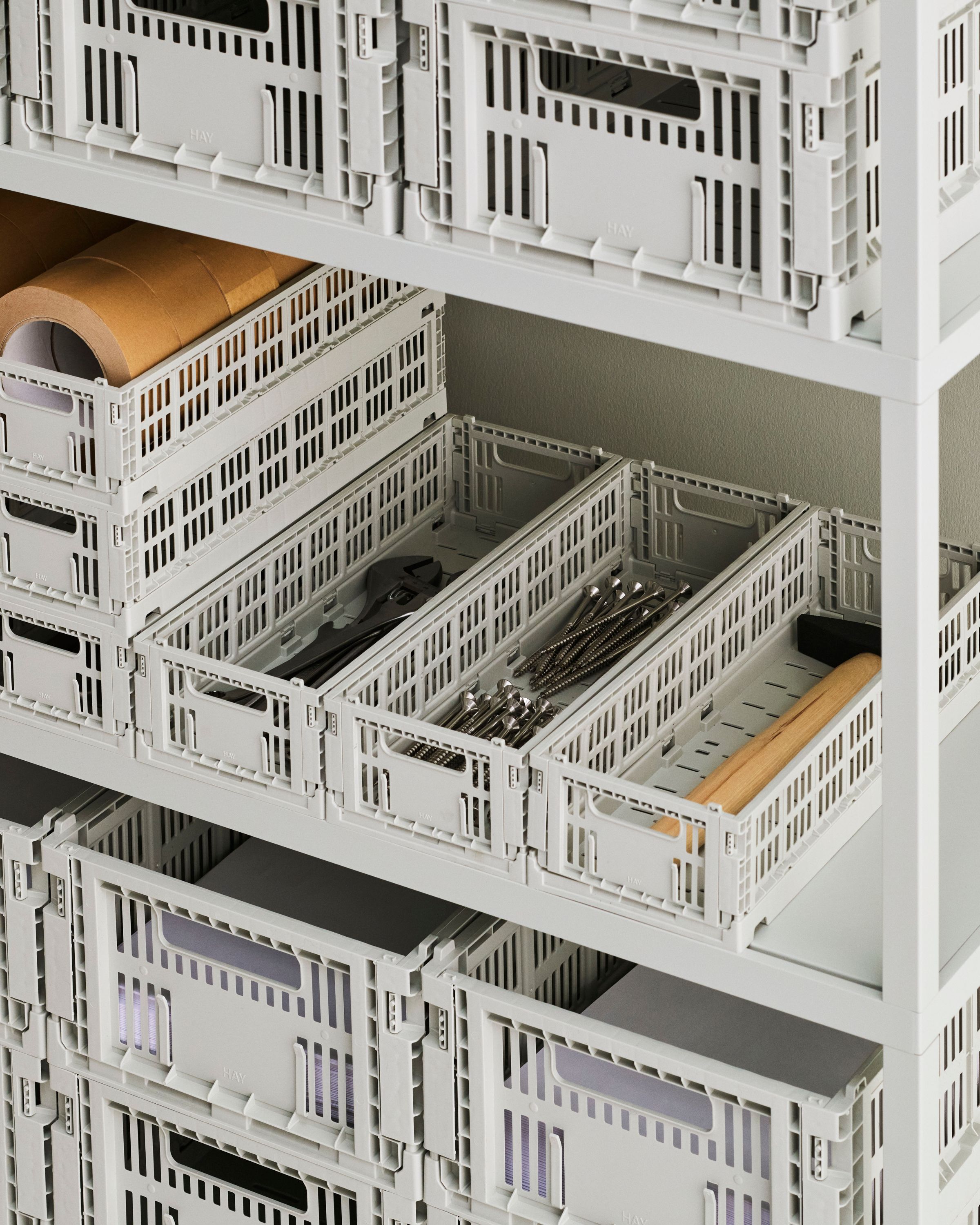 HAY Colour Crate Mini-Oblong-Grey