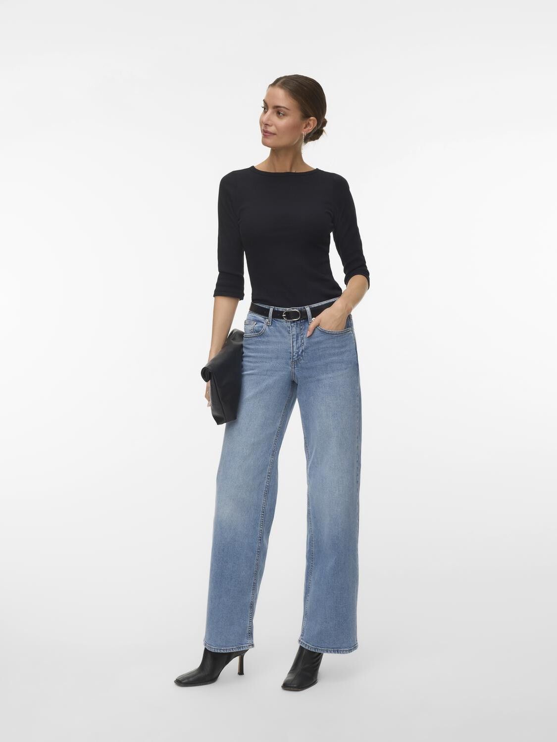 AWTHEA 3/4 BOATNECK TOP EXCL NOOS