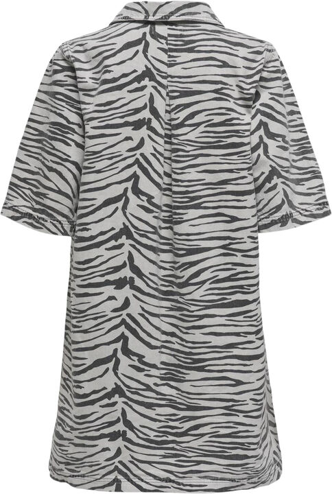 ONLGRY SS ZEBRA DRESS DNM SIK