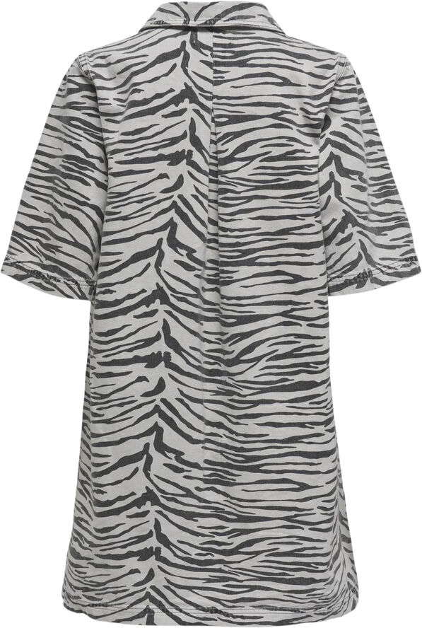 ONLGRY SS ZEBRA DRESS DNM SIK
