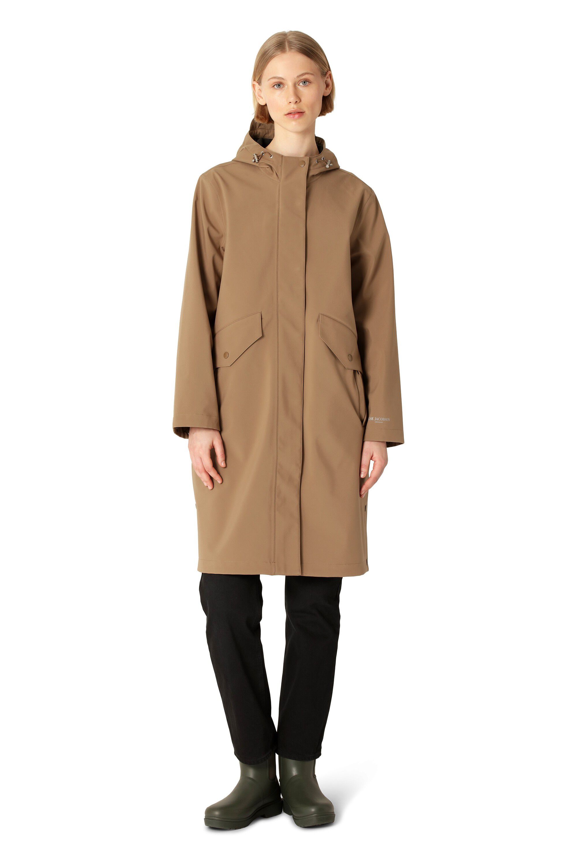 Long Softshell Raincoat