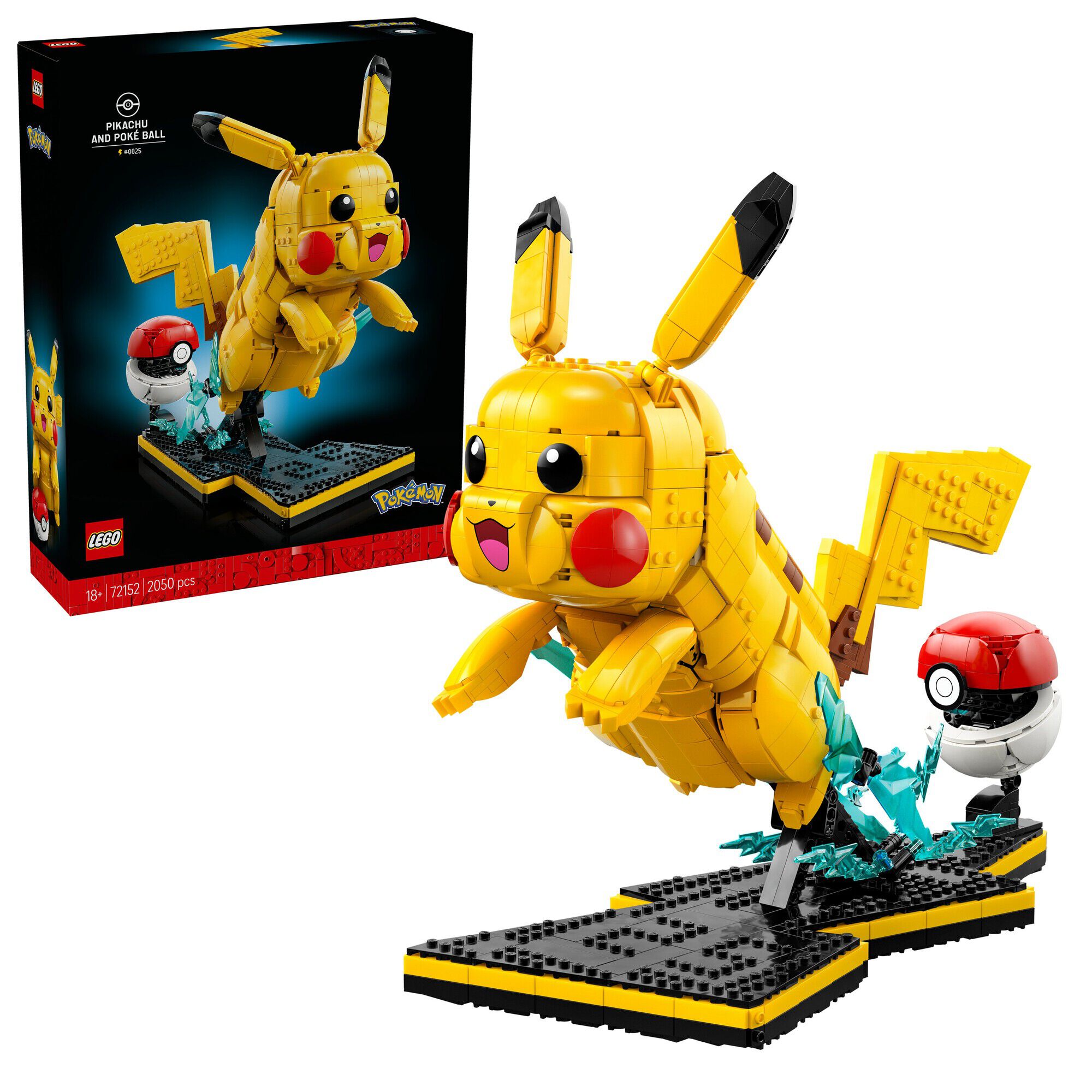 Pikachu og Pok&eacute; Ball 72152