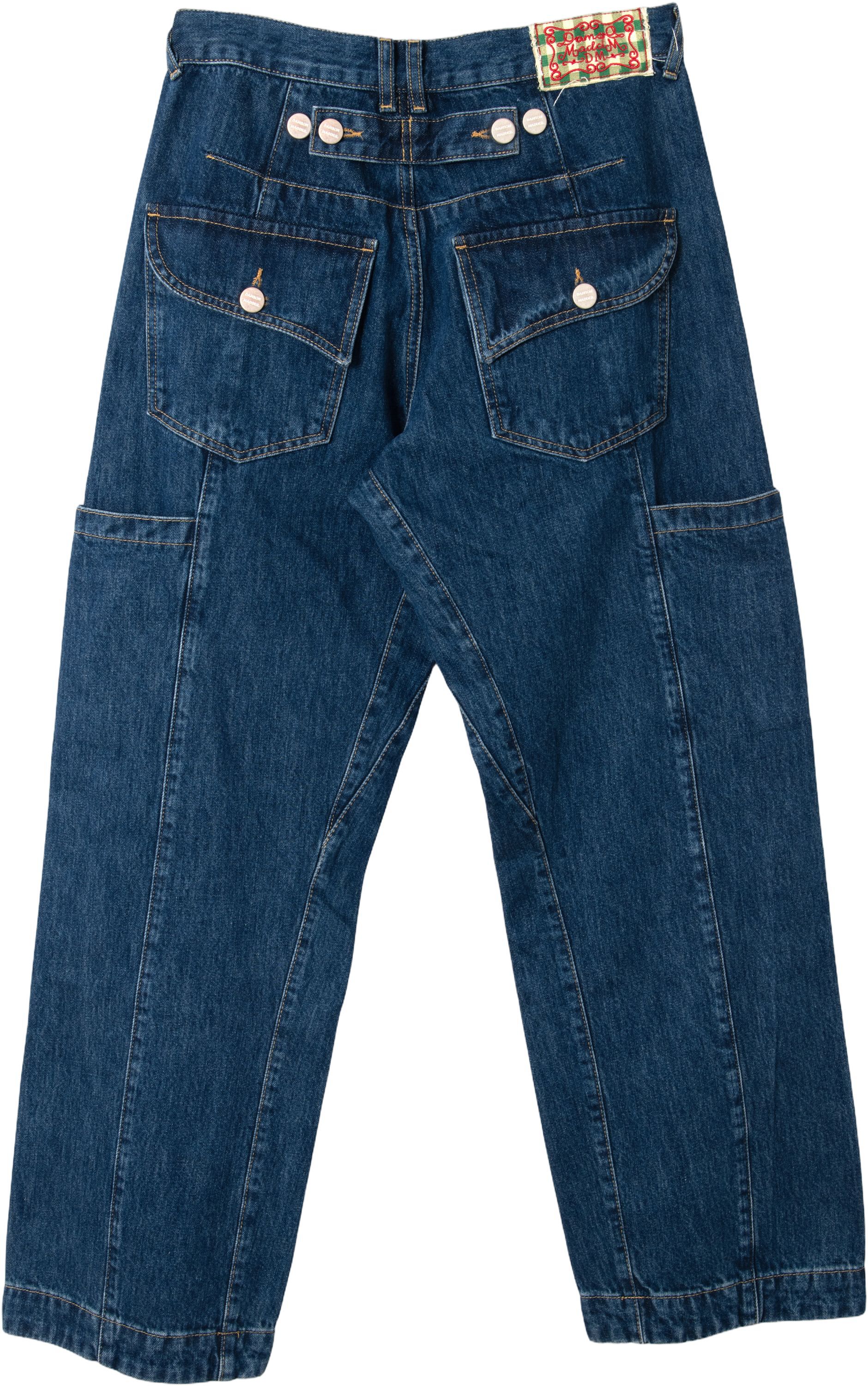 BARREL NINA JEAN - AUTHENTIC MID BLUE WASH