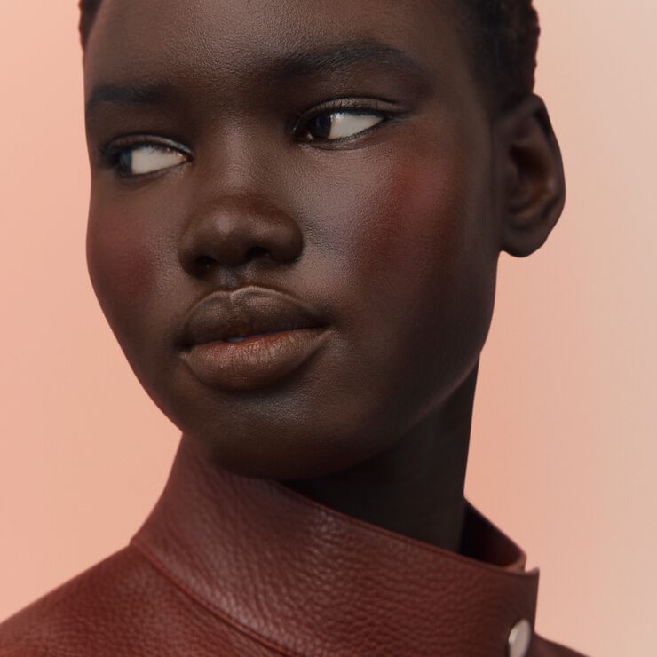 Rose Hermès, silky blush powder, Rose Feu