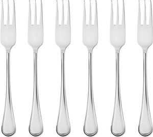 Kakegaffel Oxford 16,2 cm 6 stk. Blankt stål